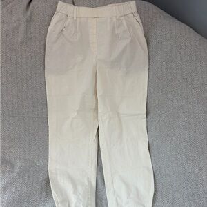 Express Women's Cream Ankle Pants